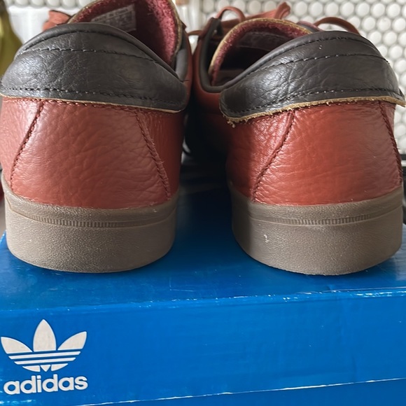 Men's Adidas Leather Lacombe - Red Wood / Gum / Night Brown - 11M - Picture 6 of 7